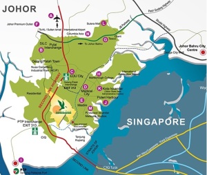 Leisure Farm location and map, Nusajaya, Medini, Iskandar Malaysia, Bukit Indah, Johor Bahru, Singapore